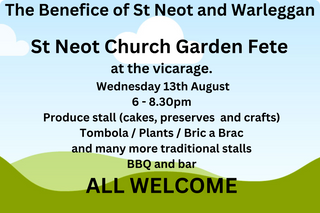 St Neot Church Garden Fete